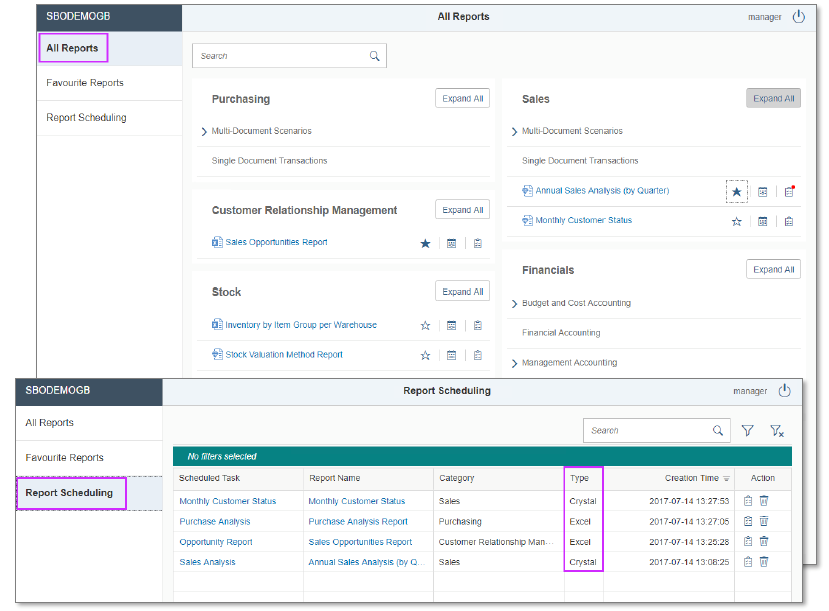 sap business one on hana