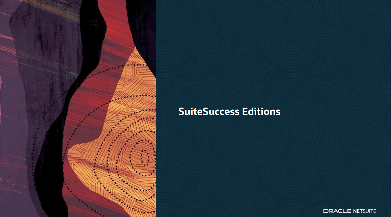 NetSuite SuiteSuccess Editions